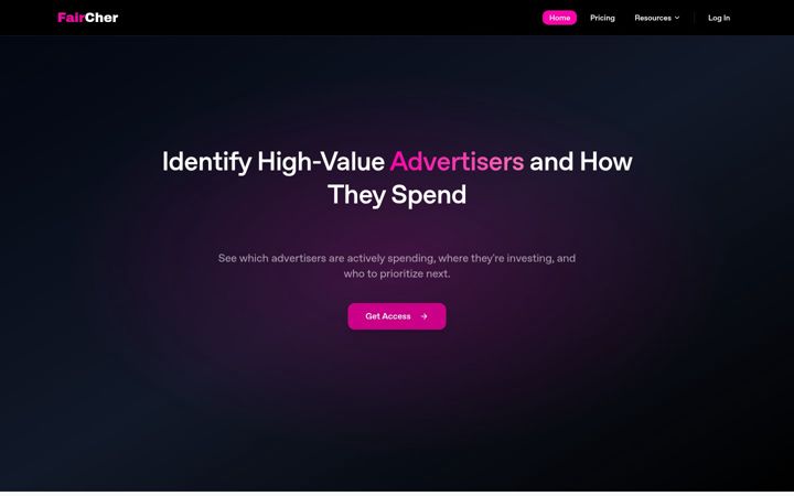 Screenshot of faircher.com