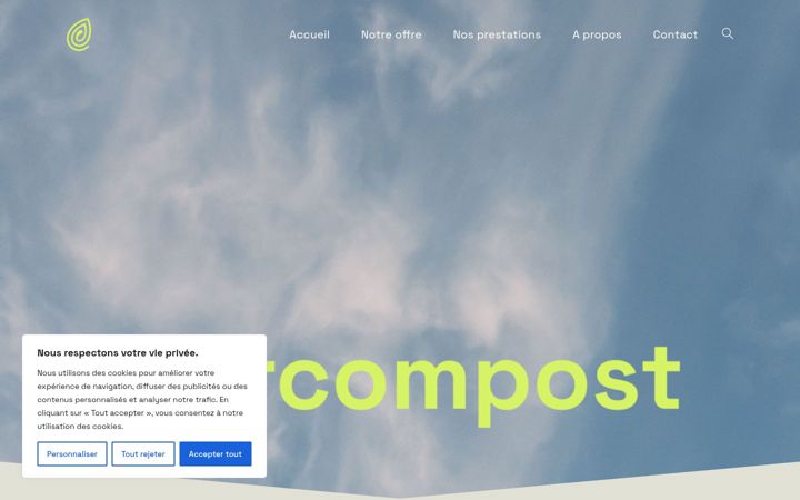 Screenshot of faircompost.fr