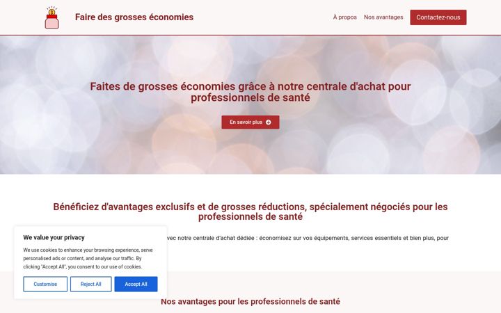 Screenshot of faire-des-grosses-economies.com