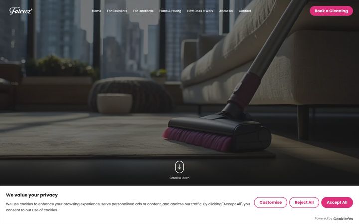 Screenshot of faireez.com