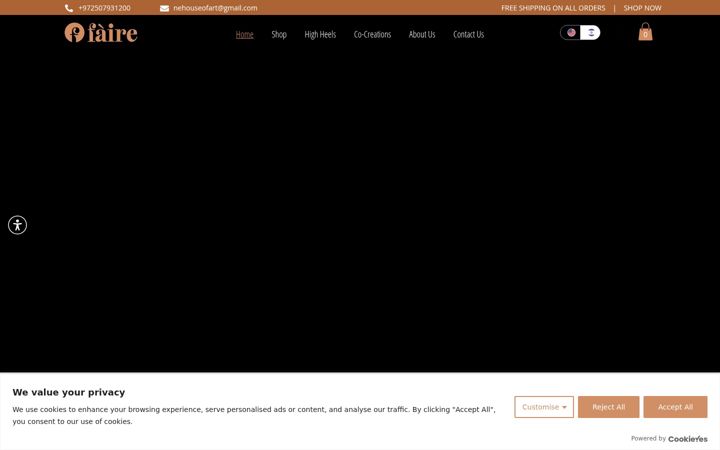 Screenshot of faireoir.com