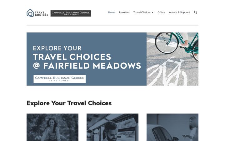 Snímek obrazovky fairfieldmeadows-travelchoices.co.uk