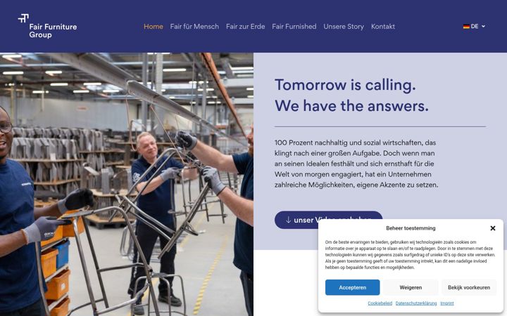 Screenshot of fairfurnituregroup.de