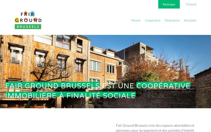 Screenshot of fairground.brussels