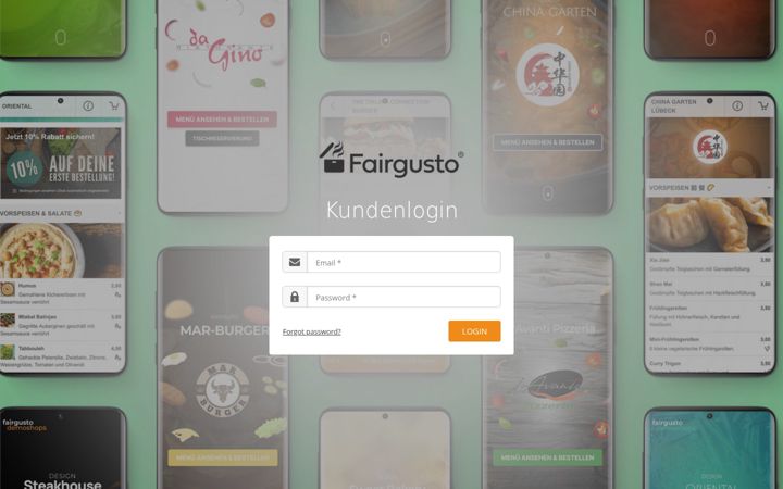 Screenshot of fairgusto-gastroshops.de
