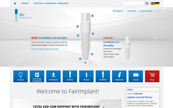 Screenshot of fairimplant.net