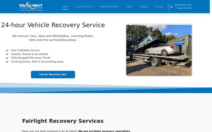 Zrzut ekranu fairlight-recovery.co.uk