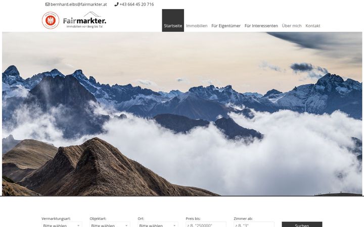 Screenshot of fairmarkter.at