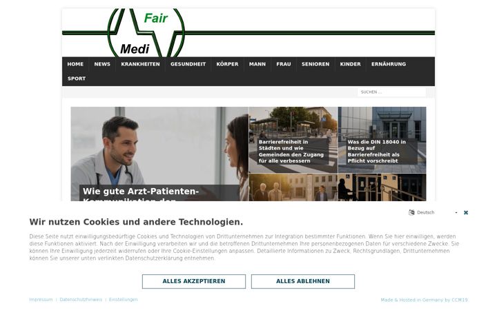 Екранна снимка на fairmedi.de