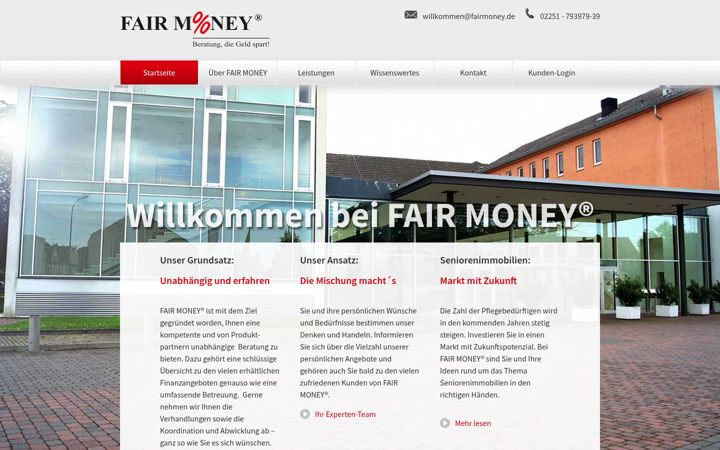 Screenshot of fairmoney.de