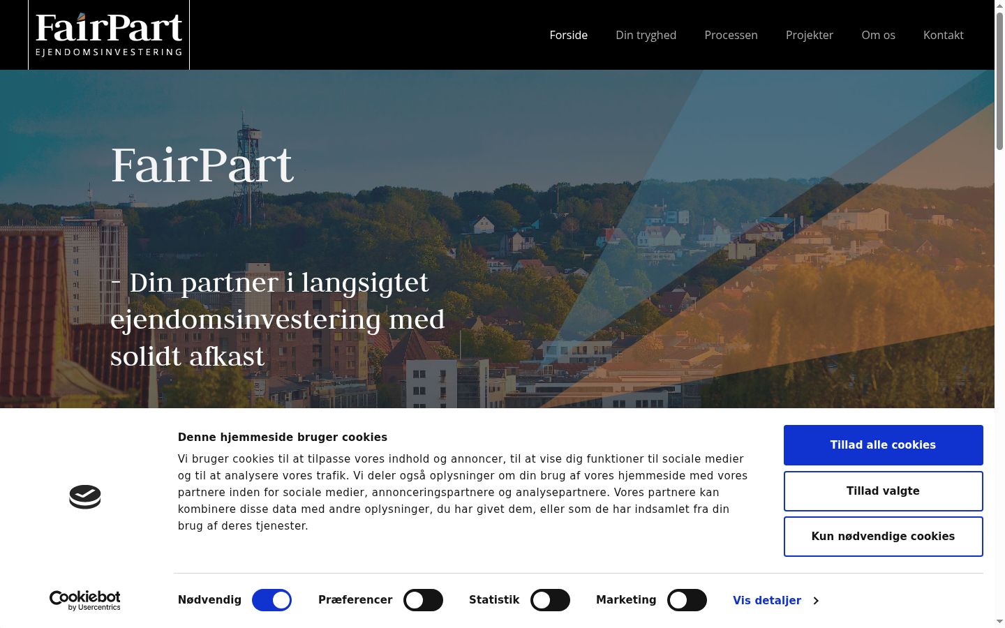 Capture d'écran de la bannière de consentement affichée avant toute interaction