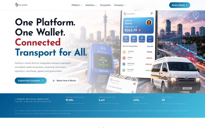 Screenshot of fairpay.co.za