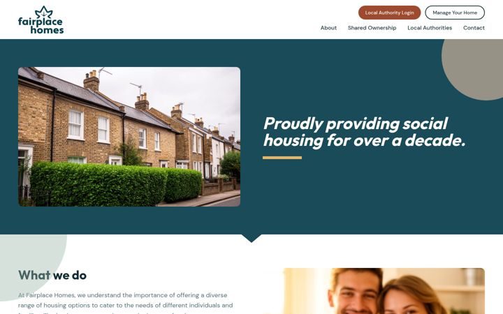 Screenshot of fairplacehomes.com