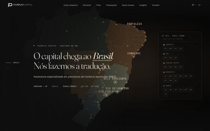 Screenshot of fairplaycapital.com.br