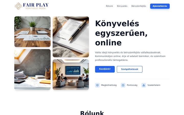 Screenshot of fairplaykonyvelo.hu