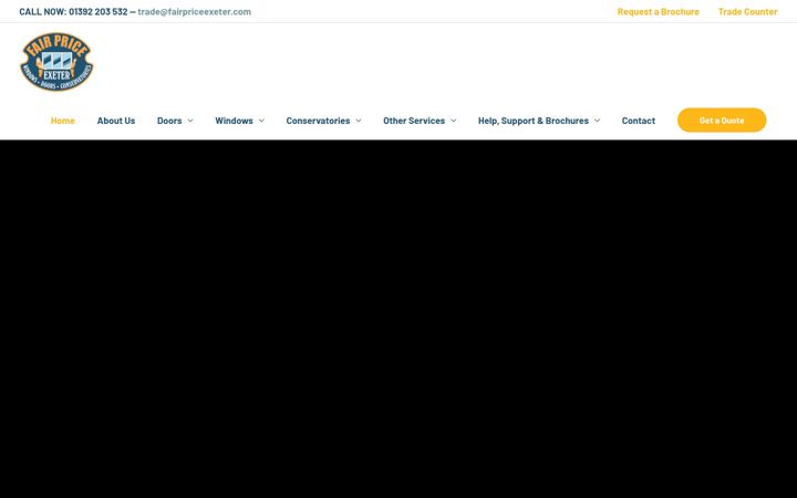 Screenshot of fairpriceexeter.com