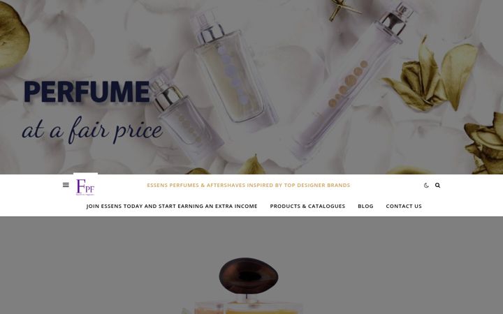 Screenshot of fairpricefragrance.com