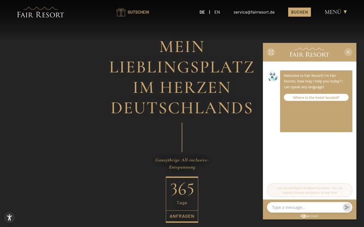 Screenshot of fairresort.de