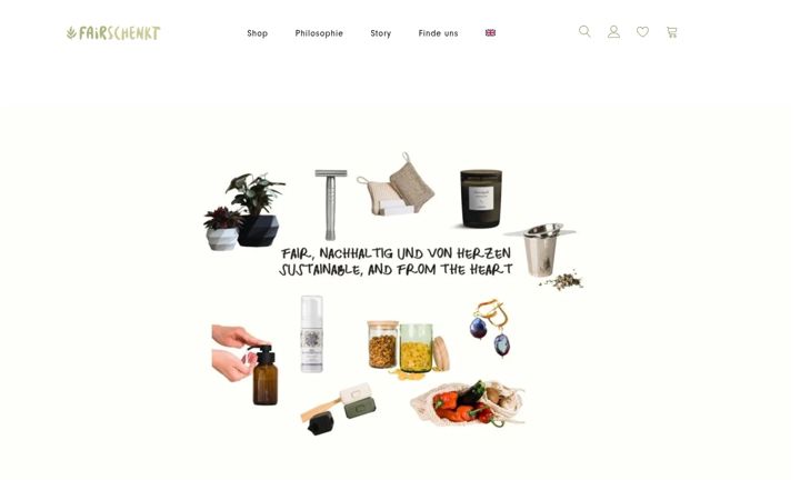 Screenshot of fairschenkt.at