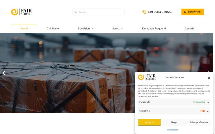 Screenshot of fairservicegold.it