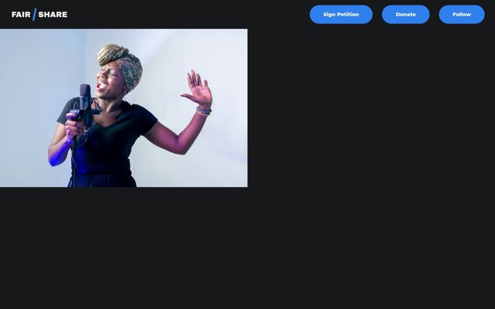Screenshot of fairshare-music.de