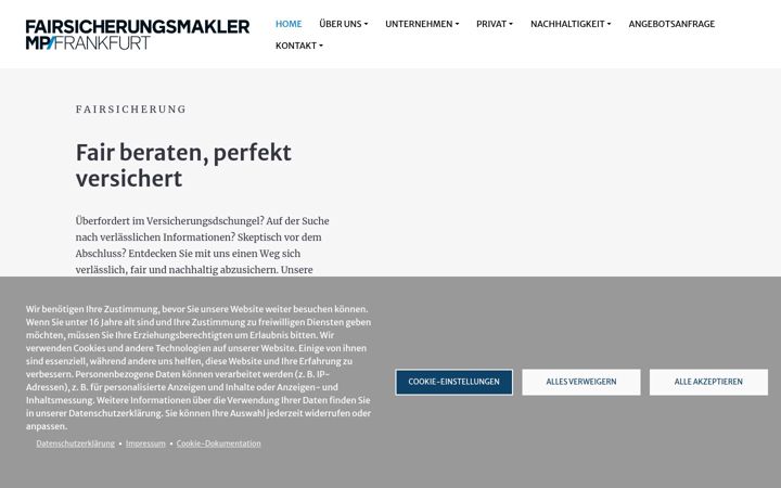 Screenshot of fairsicherungs-laden.de