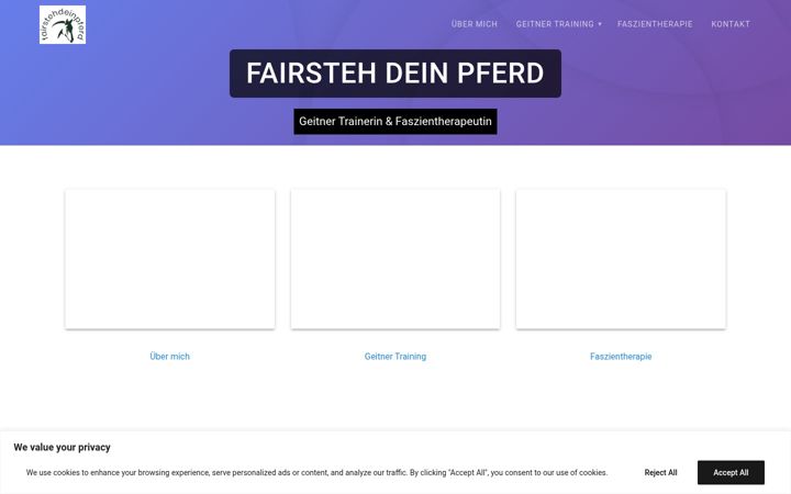 Screenshot of fairstehdeinpferd.de
