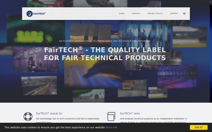 Screenshot of fairtech.global