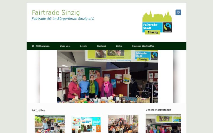 Screenshot of fairtrade-sinzig.de