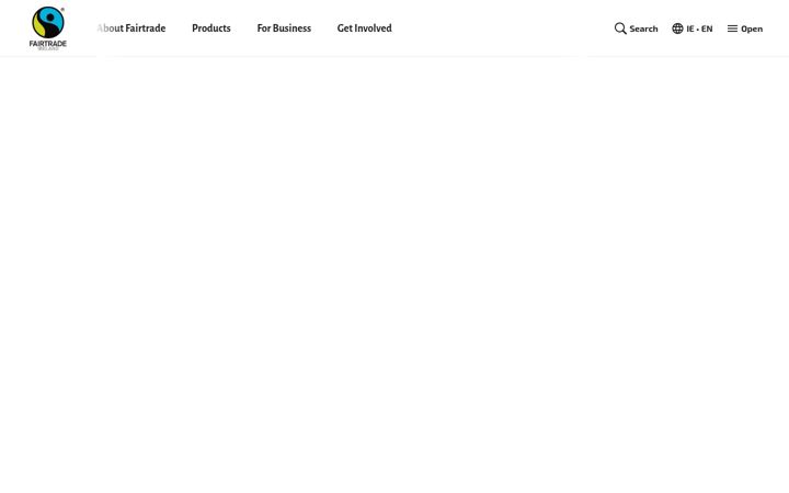 Screenshot of fairtrade.ie