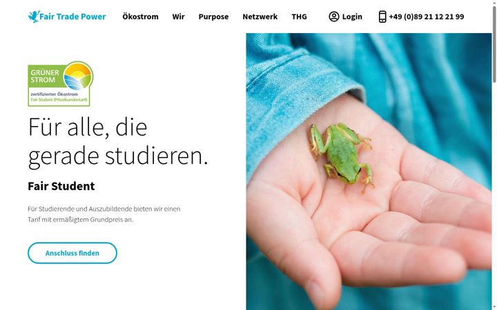 Screenshot of fairtradepower.de