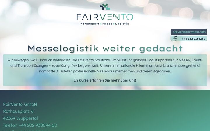 Screenshot of fairvento.com