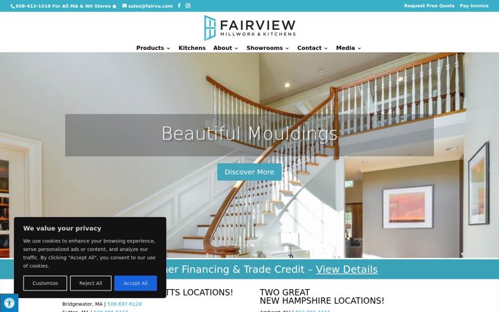 Screenshot of fairvu.com