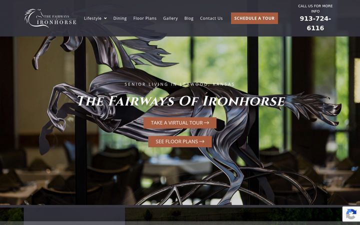Screenshot of fairwaysofironhorse.com