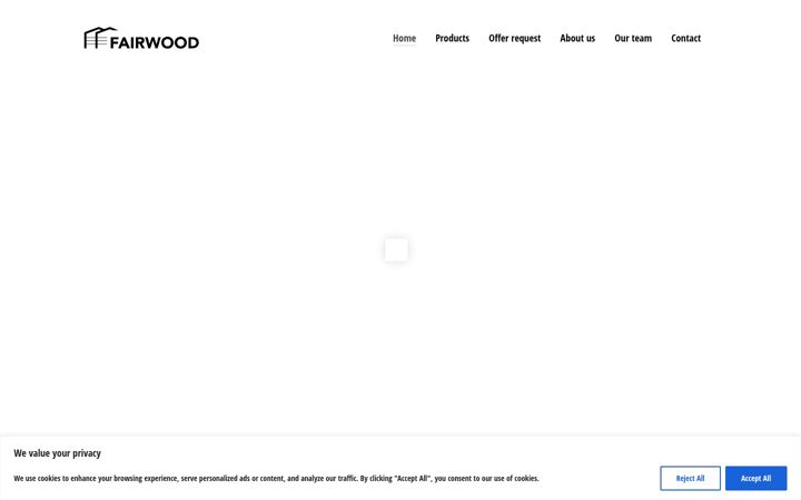Screenshot of fairwood.hu