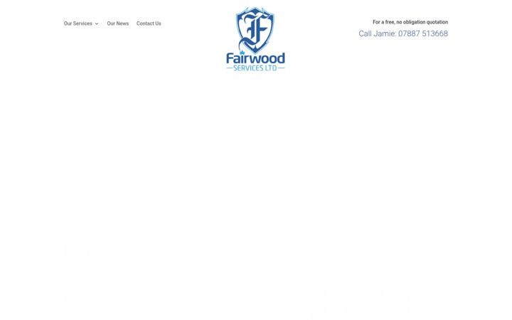 Screenshot of fairwoodcleaning.co.uk