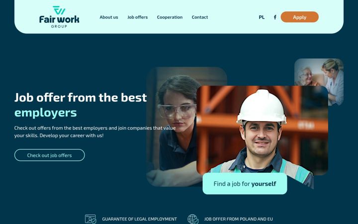 Screenshot of fairworkgroup.com