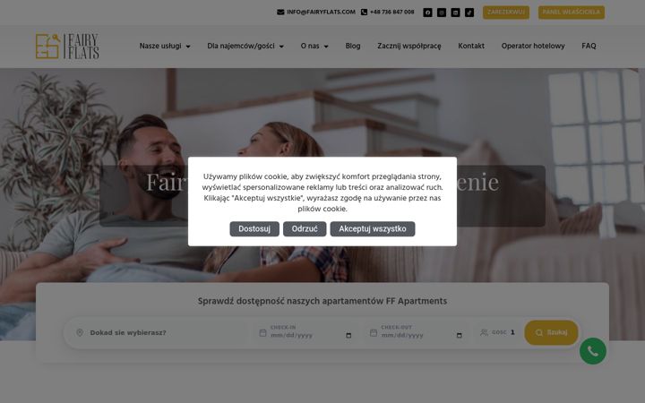 Screenshot of fairyflats.com