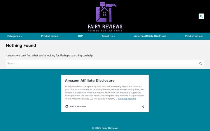 Screenshot of fairyreviews.com
