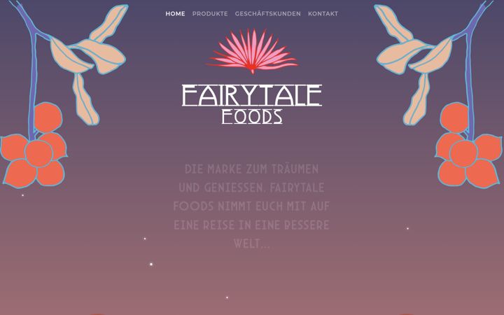 Screenshot of fairytale-foods.com