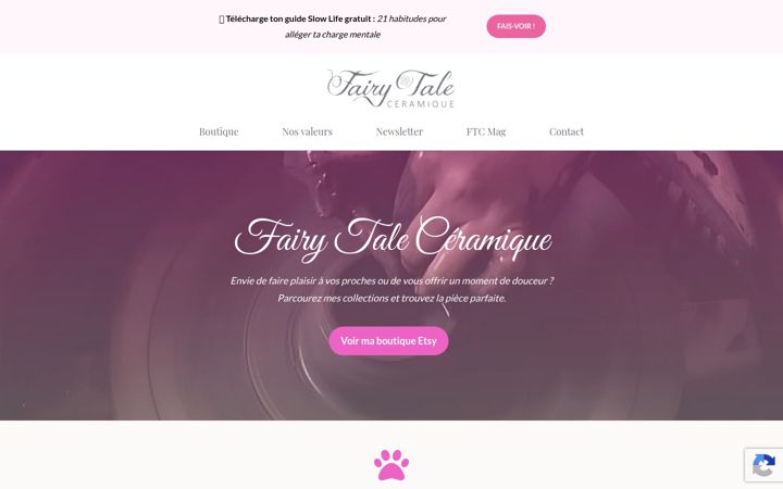 Screenshot of fairytaleceramique.fr