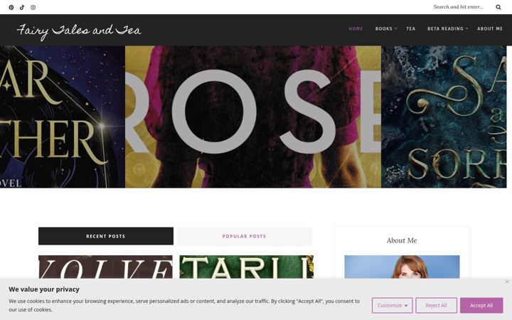 Screenshot of fairytalesandtea.com