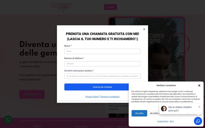 Screenshot di fairytoothmilano.it