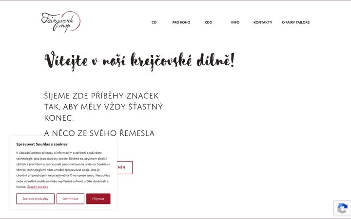 Screenshot of fairyworkshop.cz