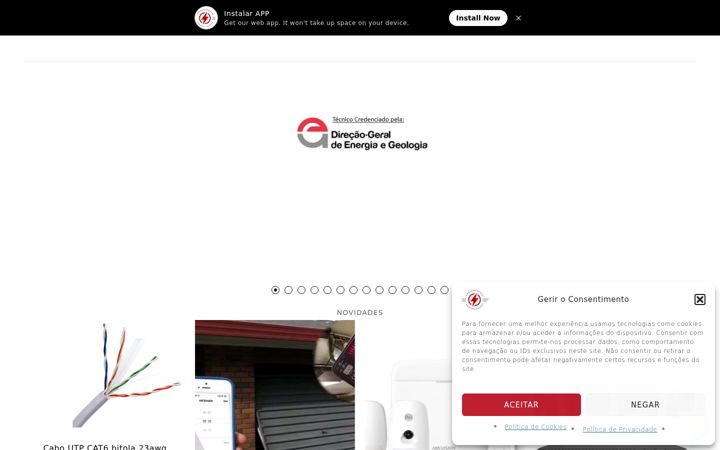 Screenshot of faiscaribatejana.pt