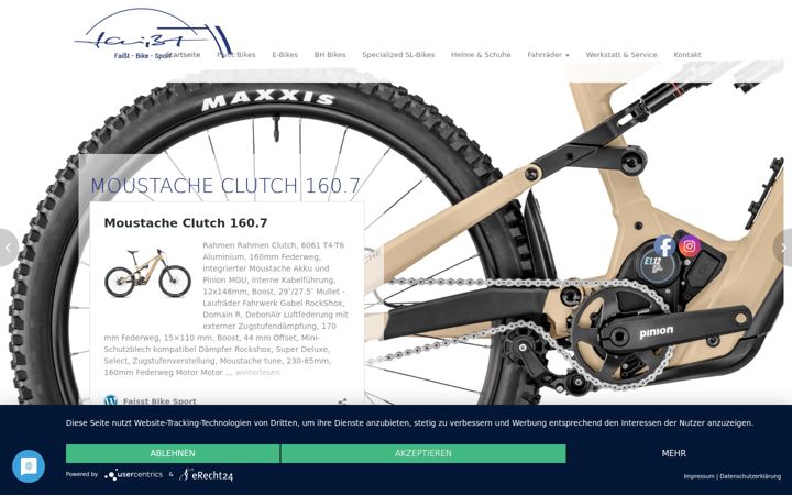 Screenshot of faisst-bike-sport.de