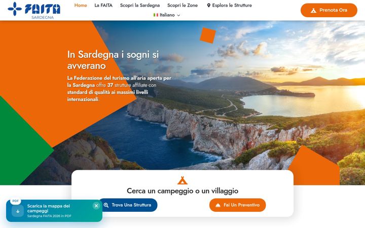 Screenshot di faitasardegna.it