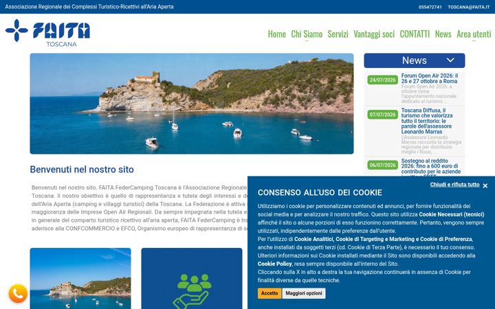 Screenshot di faitatoscana.it