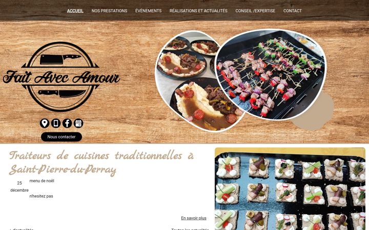Screenshot of faitavecamour.fr
