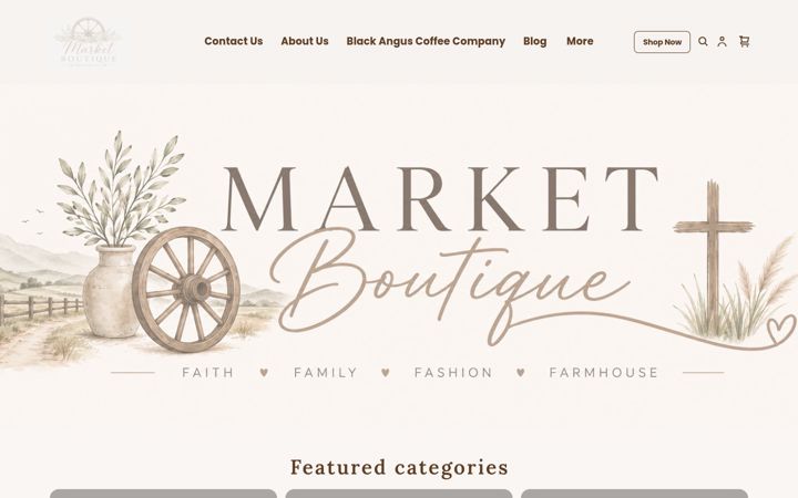 Skærmbillede af faithfamilyfarmky.com